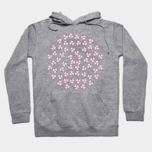 Shamrocks Pink Hoodie